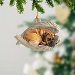 Maxcorners Personalized Sleeping Boerboel Dog Christmas Ornament, Dog Angel Wings
2D Flat LM2511
