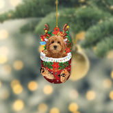 Maxcorners Goldendoodle Dog Snow Pocket Christmas Ornament, Goldendoodle Dog Xmas Ornament
2D Flat LM2511