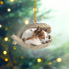 Maxcorners Personalize Papillon Dog Angel Wings Ornament, Papillon Sleeping Angel Ornament
2D Flat LM2511