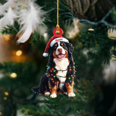 Maxcorners Personalized Bernese Mountain Dog Christmas Lights Ornament, Bernese
2D Flat LM2511