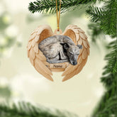 Maxcorners Personalized Sleeping Greyhound Dog Christmas Ornament, Dog Angel Wings
2D Flat LM2511