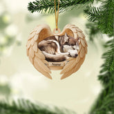 Maxcorners Personalized Sleeping Siberian Husky Dog Christmas Ornament, Dog Angel Wings6
2D Flat LM2511