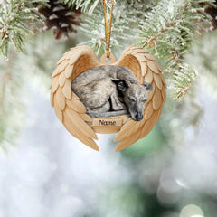 Maxcorners Personalized Sleeping Greyhound Dog Christmas Ornament, Dog Angel Wings
2D Flat LM2511