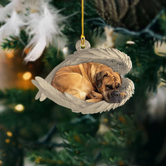 Maxcorners Personalized Sleeping Boerboel Dog Christmas Ornament, Dog Angel Wings
2D Flat LM2511