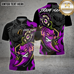Maxcorners Darts Shirt Angry Chili Flame Target Design Multi Options Personalized Name, Team Name 3D Shirt