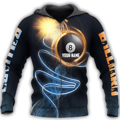 Maxcorners 8 Ball Billiard Personalized 3D Unisex Shirt