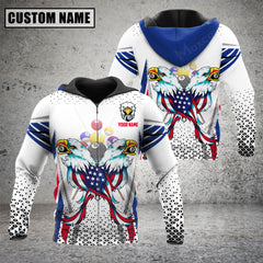 Maxcorners Billiards Double Eagle US Flag 3D All Over Printed Clothes