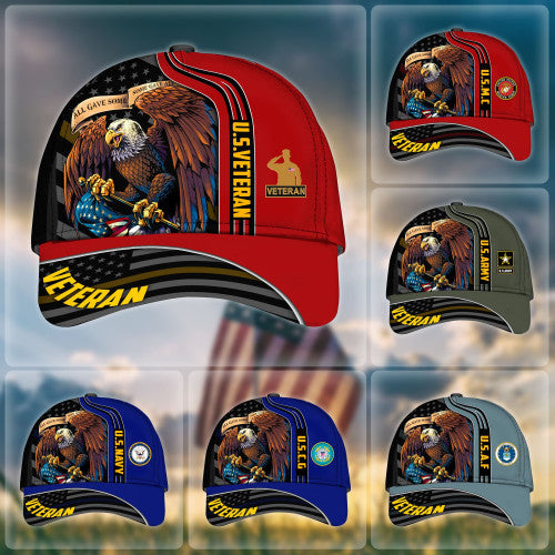Maxcorners Premium Honoring All Who Served US Veteran Cap