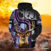 Maxcorners Personalized Name The Special Deer Hunting 3D Hoodie & Zip Hoodie