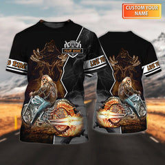 Maxcorners Custom Name Live To Ride Limited Edition Shirt 3D