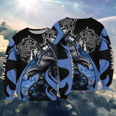 Maxcorners Blue Dragon Tattoo 3D Full Print ShirtsSO2612