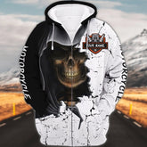 Maxcorners Custom Name Skull And Motorcycles Limited Edition Shirt 3D