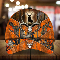 Max Corners Beloya Unique Skull Camo Pattern 3D Multicolor Personalized Cap