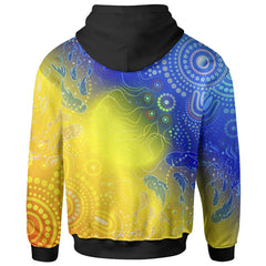 Maxcorners Aboriginal Hoodie - Indigenous Fishing