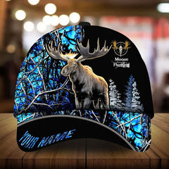 Maxcorners Loralle Moose Hunting Personalized Cap