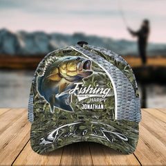 Maxcorners Personalized Fish Camo Appearance Grass