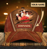 Maxcorners Bowling Classic Personalized Name 3D Cap