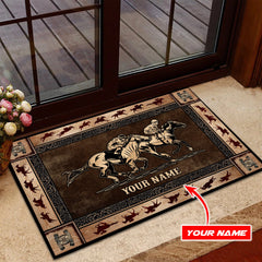Maxcorners Personalized Riding Horses Doormat