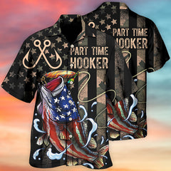 Maxcorners Fishing Part Time Hooker Hawaiian Shirt