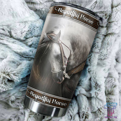 Maxcorners Love Horse Stainless Steel Tumbler