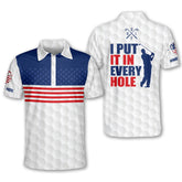 Maxcorners Golf Premium I Put It in Every Hole Personalized Name All Over Printed Shirt