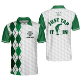 Maxcorners Golf Premium Just Tap It In Crazy Personalized Name All Over Printed Shirt