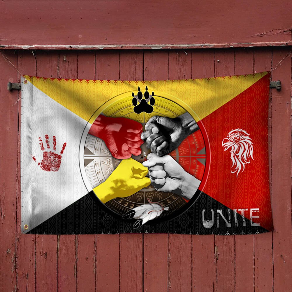 Maxcorners Native American Medicine Wheel Grommet Flag