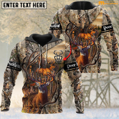 Maxcorners Deer Hunting Personalized 3D Shirts