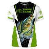 Maxcorners Crappie Fishing Jerseys Crappie Custom Name 3D Shirts