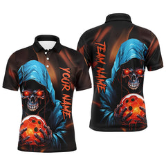 Max Corner Grim Reaper Skull Bowling Jerseys Bowler Outfit Custom Name And Team Shirt
