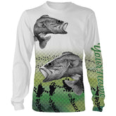 Maxcorners Largemouth Bass Fishing Customize Name 3D All Over Printed Shirts