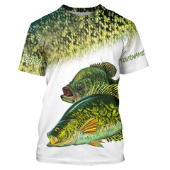 Maxcorners Customize Name All Over Print Shirts Crappie Tournament Fishing