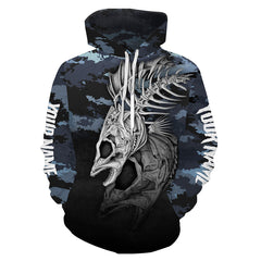 Max Corners Walleye Fishing Fish Reaper camo Customize name 3D Hoodie