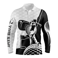 Max Corner Golf club custom name all over print Golf polo, long sleeve polo, golf apparel