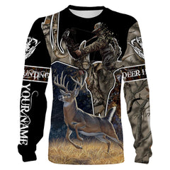 Max Corner Deer hunting Camo Custom name All over print shirts Gift For Hunter