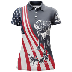 Maxcorners Grab Your Balls We're Going Bowling Premium Customized Name 3D Shirt For Women