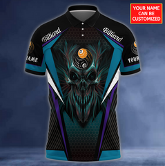 Maxcorners Devil Billiard Personalized Unisex Shirt