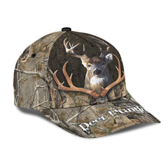 Maxcorners Personalized Hunting Deer Camo In Antler Classic Cap HM38