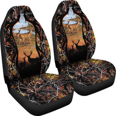 Maxcorners Deer Hunting Camo Car Seat Cover