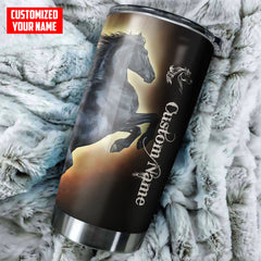 Maxcorners Custom Name Horse Stainless Steel Tumbler 02