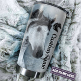 Maxcorners Custom Name Horse Stainless Steel Tumbler 01