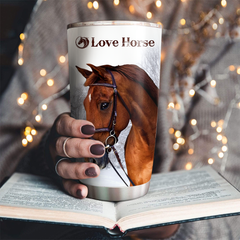 Maxcorners Horse Stainless Steel Tumbler 08