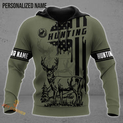Maxcorners Customized Name Hunting 4 3D Design All Over Printed