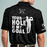 Maxcorners Golf Your Hole Is My Goal Personalized Name All Over Printed Shirt