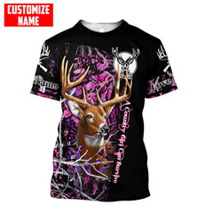 Maxcorners Customized Name Love Hunting 3D All Over Printed