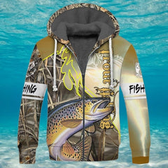 Maxcorners Trout Fishing Unisex 3D Shirt