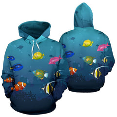 Maxcorners Australia Hoodie - Fishes Hoodie Ocean Finding Nemo