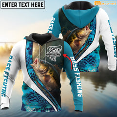 Maxcorners Bass Fishing Personalized Name 3D Shirt
