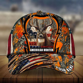 Max Corners American Hunter US Flag Pattern 3D Multicolor Personalized Cap