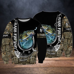 Maxcorners Bass Fishing Unisex 3D Shirt